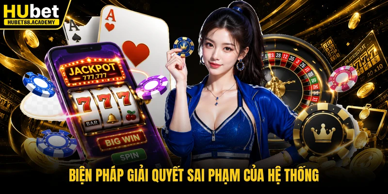 Biện pháp giải quyết sai phạm của hệ thống